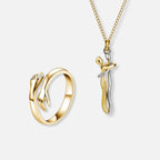 Umarmungs Ring & Umarmungs Halskette