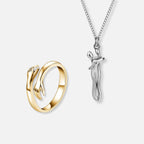 Umarmungs Ring & Umarmungs Halskette