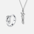 Umarmungs Ring & Umarmungs Halskette