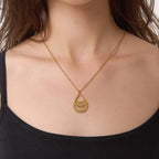 Personalisierte Tropfen-Halskette