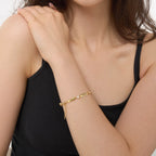 Personalisiertes Stab Armband mit Kristallen