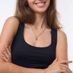 Personalisierte Vorhängeschloss-Halskette