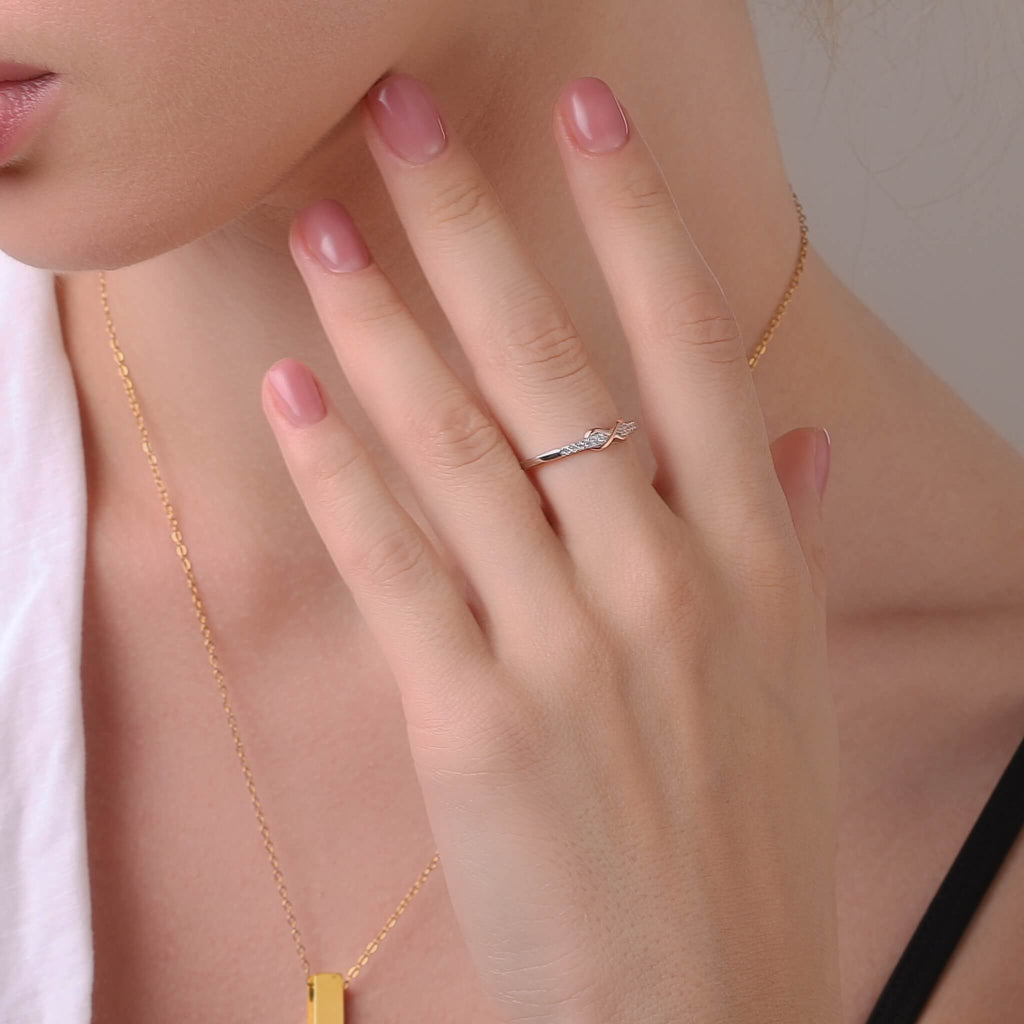 Personalisierter ewiger Liebes Ring