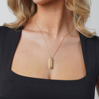 Personalisierte Nachrichten-Halskette