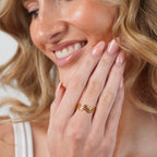 Dreifacher Höhen-und-Tiefen-Ring