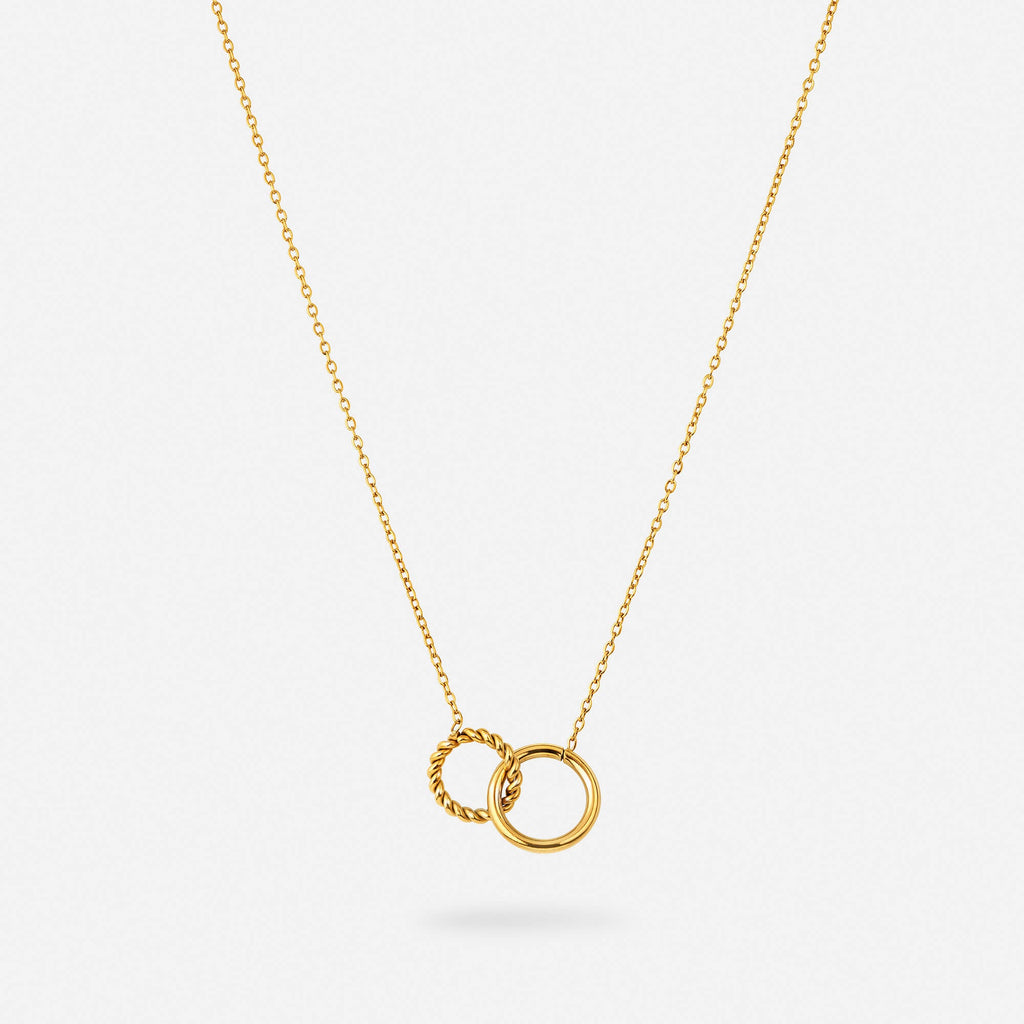 Doppelte Creolen-Halskette