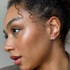 Kristall Doppel Ohrringe