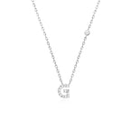 Buchstaben-Halskette mit Stein