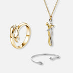 Umarmungs Ring, Umarmungs Halskette & Umarmungs Armband
